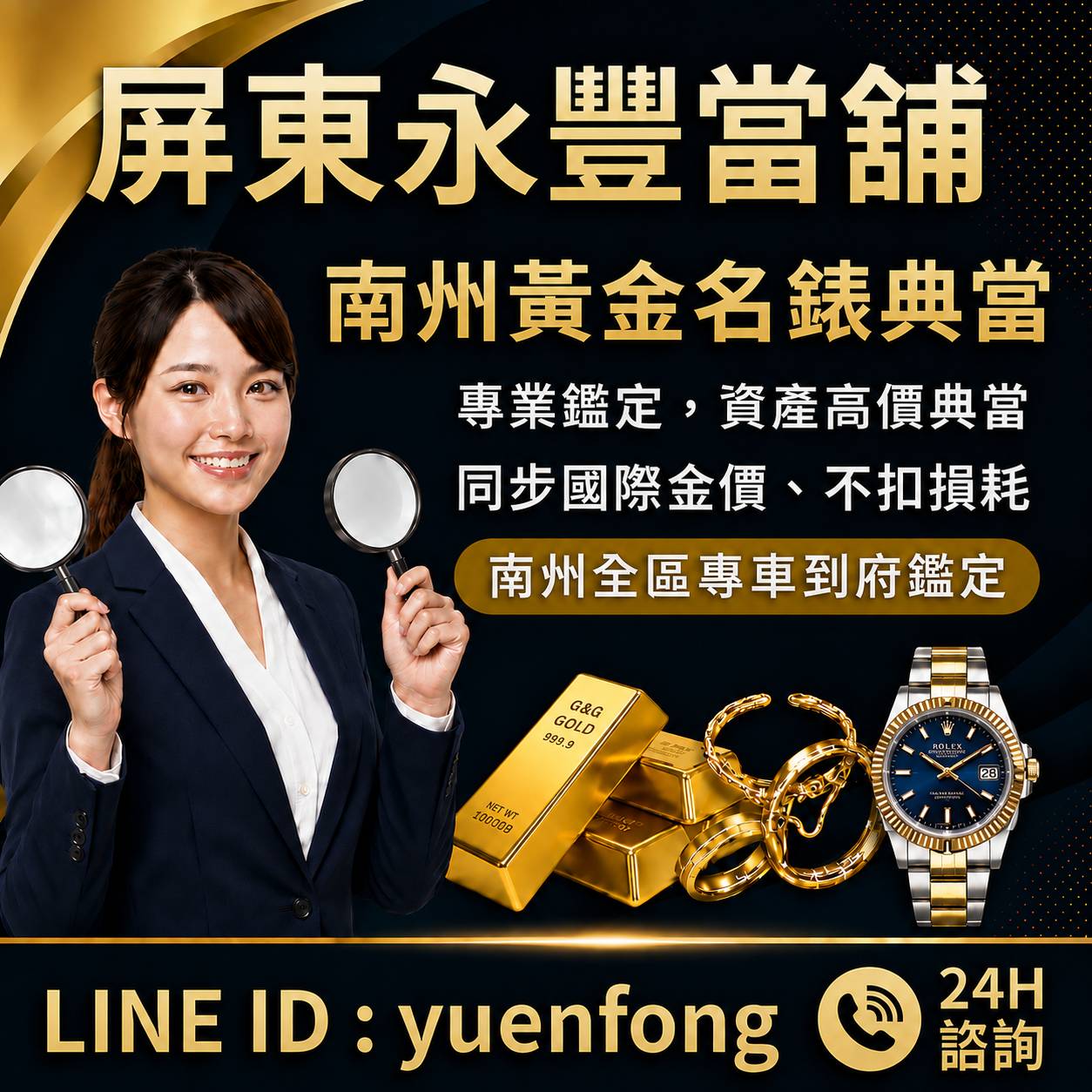 南州黃金名錶典當